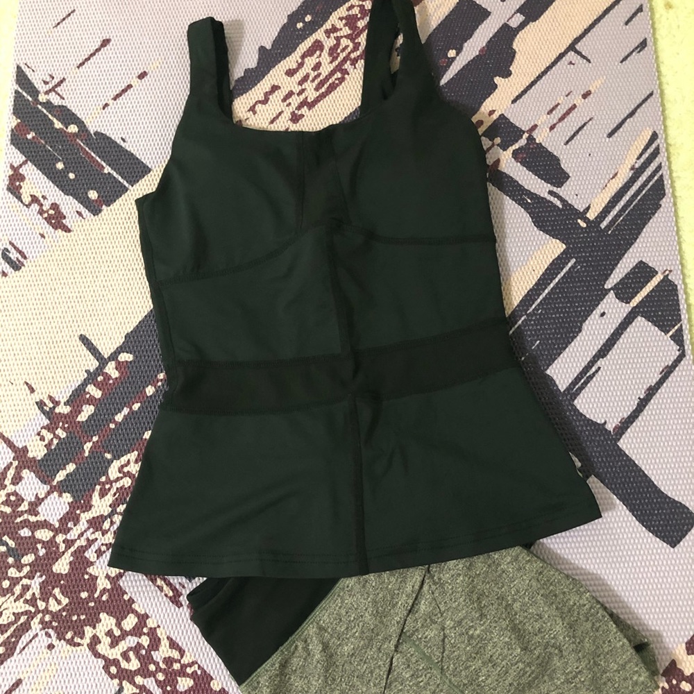 Lululemon Mesh Black Tank Top